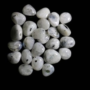 Shop Tumbled Rainbow Moonstone Crystals & Pocket Stones! Rainbow Moonstone Medium Tumbled | Natural genuine stones & crystals in various shapes & sizes. Buy raw cut, tumbled, or polished gemstones for making jewelry or crystal healing energy vibration raising reiki stones. #crystals #gemstones #crystalhealing #crystalsandgemstones #energyhealing #affiliate #ad