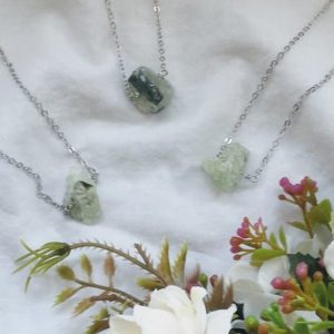Shop Prehnite Necklaces! Raw Prehnite Necklace Natural Stone necklace crystal necklace Prehnite Chunky Raw crystal Raw Prehnite jewelry Raw Prehnite Prehnite Jewelry | Natural genuine Prehnite necklaces. Buy crystal jewelry, handmade handcrafted artisan jewelry for women.  Unique handmade gift ideas. #jewelry #beadednecklaces #beadedjewelry #gift #shopping #handmadejewelry #fashion #style #product #necklaces #affiliate #ad
