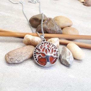 Shop Red Jasper Pendants! Red Jasper Tree Of Life Necklace – Sterling Silver Tree Of Life Pendant – Red Jasper Necklace – Tree Of Life Charm – Family Tree Necklace | Natural genuine Red Jasper pendants. Buy crystal jewelry, handmade handcrafted artisan jewelry for women.  Unique handmade gift ideas. #jewelry #beadedpendants #beadedjewelry #gift #shopping #handmadejewelry #fashion #style #product #pendants #affiliate #ad