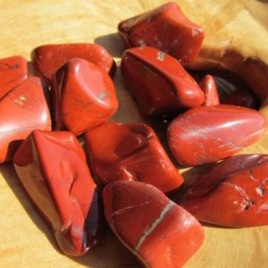 Shop Tumbled Crystals & Pocket Stones! Red Jasper 0.75 inch + Tumbled Stone T58 | Natural genuine stones & crystals in various shapes & sizes. Buy raw cut, tumbled, or polished gemstones for making jewelry or crystal healing energy vibration raising reiki stones. #crystals #gemstones #crystalhealing #crystalsandgemstones #energyhealing #affiliate #ad