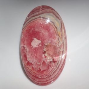 Shop Tumbled Rhodochrosite Crystals & Pocket Stones! The Best Rhodochrosite Palm stone, pink patterns patterned, Natural Gem Pocket Stone, Polished Tumbled Pink Gemmy Crystal, Weight-90 grams. | Natural genuine stones & crystals in various shapes & sizes. Buy raw cut, tumbled, or polished gemstones for making jewelry or crystal healing energy vibration raising reiki stones. #crystals #gemstones #crystalhealing #crystalsandgemstones #energyhealing #affiliate #ad