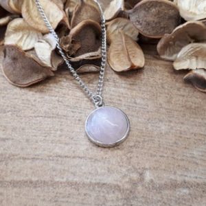 Shop Rose Quartz Necklaces! Rose Quartz Necklace for Woman – Round Rose Quartz Gemstone – Circle Rose Quartz Charm – Rose Quartz Jewelry – Round Rose Quartz Necklace | Natural genuine Rose Quartz necklaces. Buy crystal jewelry, handmade handcrafted artisan jewelry for women.  Unique handmade gift ideas. #jewelry #beadednecklaces #beadedjewelry #gift #shopping #handmadejewelry #fashion #style #product #necklaces #affiliate #ad