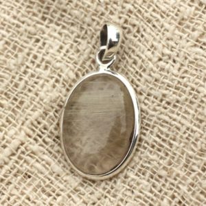 Shop Rutilated Quartz Pendants! N2 – 925 sterling silver pendant and stone – Rutile Quartz oval 21x16mm | Natural genuine Rutilated Quartz pendants. Buy crystal jewelry, handmade handcrafted artisan jewelry for women.  Unique handmade gift ideas. #jewelry #beadedpendants #beadedjewelry #gift #shopping #handmadejewelry #fashion #style #product #pendants #affiliate #ad