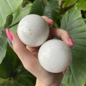 Shop Scolecite Stones & Crystals! Scolecite sphere, angelic, manifest, astral, 50mm | Natural genuine stones & crystals in various shapes & sizes. Buy raw cut, tumbled, or polished gemstones for making jewelry or crystal healing energy vibration raising reiki stones. #crystals #gemstones #crystalhealing #crystalsandgemstones #energyhealing #affiliate #ad