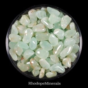 Shop Tumbled Prehnite Crystals & Pocket Stones! Set Of 3 Prehnite Tumbled Stones, Prehnite, Tumbled Stone, Stones, Crystals, Rocks, Gifts, Gemstones, Gems, Zodiac Crystals, Healing Crystal | Natural genuine stones & crystals in various shapes & sizes. Buy raw cut, tumbled, or polished gemstones for making jewelry or crystal healing energy vibration raising reiki stones. #crystals #gemstones #crystalhealing #crystalsandgemstones #energyhealing #affiliate #ad