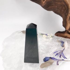 Shop Shungite Points & Wands! Shungite Obelisk – The Stone for Purification and Grounding | Natural genuine stones & crystals in various shapes & sizes. Buy raw cut, tumbled, or polished gemstones for making jewelry or crystal healing energy vibration raising reiki stones. #crystals #gemstones #crystalhealing #crystalsandgemstones #energyhealing #affiliate #ad