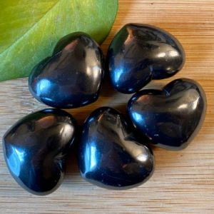 Shop Shungite Stones & Crystals! Shungite puffy heart crystal love healing | Natural genuine stones & crystals in various shapes & sizes. Buy raw cut, tumbled, or polished gemstones for making jewelry or crystal healing energy vibration raising reiki stones. #crystals #gemstones #crystalhealing #crystalsandgemstones #energyhealing #affiliate #ad
