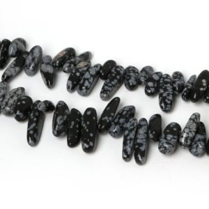 Shop Snowflake Obsidian Chip & Nugget Beads! Snowflake Obsidian chip beads,Black and White Stone Bead 10-30mm 50PCS | Natural genuine chip Snowflake Obsidian beads for beading and jewelry making.  #jewelry #beads #beadedjewelry #diyjewelry #jewelrymaking #beadstore #beading #affiliate #ad