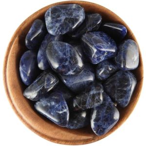 Shop Sodalite Stones & Crystals! 1 Sodalite (Namibia) – Ethically Sourced Tumbled Stone | Natural genuine stones & crystals in various shapes & sizes. Buy raw cut, tumbled, or polished gemstones for making jewelry or crystal healing energy vibration raising reiki stones. #crystals #gemstones #crystalhealing #crystalsandgemstones #energyhealing #affiliate #ad