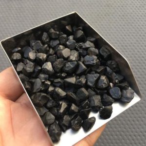 Shop Spinel Stones & Crystals! 50 Pieces Genuine Rough,Size 8-10 MM Raw,Natural Black Spinel Rough Gemstone, Loose Gemstone Spinel Rough, Untreated Black Spinel Rough | Natural genuine stones & crystals in various shapes & sizes. Buy raw cut, tumbled, or polished gemstones for making jewelry or crystal healing energy vibration raising reiki stones. #crystals #gemstones #crystalhealing #crystalsandgemstones #energyhealing #affiliate #ad