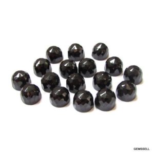 8mm Black Spinel Rosecut Round Dome Shape Micro Faceted rosecut AAA Quality gemstone, Black Spinel Round Rosecut Loose Gemstone | Natural genuine stones & crystals in various shapes & sizes. Buy raw cut, tumbled, or polished gemstones for making jewelry or crystal healing energy vibration raising reiki stones. #crystals #gemstones #crystalhealing #crystalsandgemstones #energyhealing #affiliate #ad