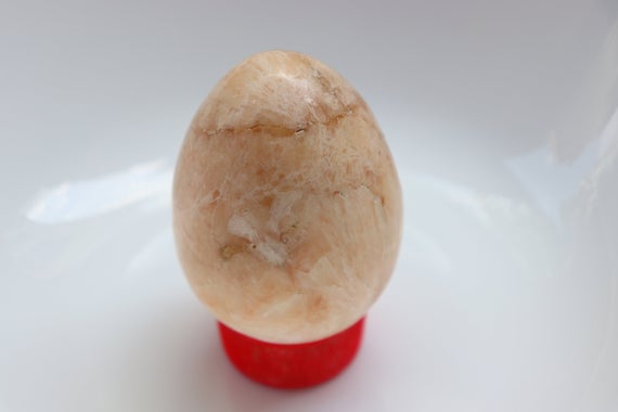 Peach Stilbite Egg, The Stone With Lots Of Healing Properties New Peach Stilbite  Chatoyant Crystal, Stillbite Egg. Peach Stilbite Crystal