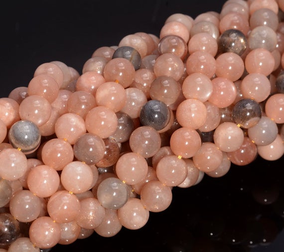 8mm Genuine Sunstone Gemstone Grade Aa Round 8mm Loose Beads 15 Inch Full Strand (80000937-443)