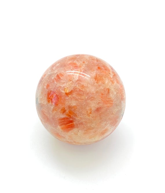 Sunstone Crystal Sphere (2" - 2.5") - Sunstone Stone - Healing Crystals And Stones - Sacral Chakra Stone - Polished Sunstone Crystal Ball