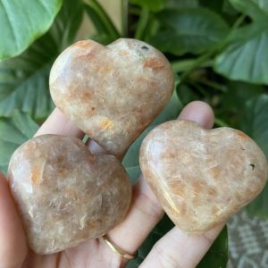 Shop Sunstone Shapes! Sunstone heart | Natural genuine stones & crystals in various shapes & sizes. Buy raw cut, tumbled, or polished gemstones for making jewelry or crystal healing energy vibration raising reiki stones. #crystals #gemstones #crystalhealing #crystalsandgemstones #energyhealing #affiliate #ad