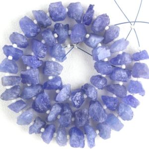 Shop Tanzanite Chip & Nugget Beads! AAA Quality  50 Piece Tanzanite Rough,Natural Tanzanite Rough Gemstone,MakingJewelry,6-8MM Approx,Tanzanite,Drilled Gemstone,Wholesale Price | Natural genuine chip Tanzanite beads for beading and jewelry making.  #jewelry #beads #beadedjewelry #diyjewelry #jewelrymaking #beadstore #beading #affiliate #ad