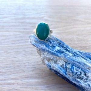 Shop Turquoise Rings! Turquoise Sterling Silver Setting Ring // Turquoise Gemstone Ring // Turquoise Sterling Silver Ring // Turquoise Stone Ring | Natural genuine Turquoise rings, simple unique handcrafted gemstone rings. #rings #jewelry #shopping #gift #handmade #fashion #style #affiliate #ad