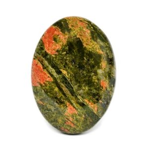 Unakite Cabochon Stone (38mm x 27mm x 6mm) – Natural Oval Gemstone – Loose Unakite Cab | Natural genuine stones & crystals in various shapes & sizes. Buy raw cut, tumbled, or polished gemstones for making jewelry or crystal healing energy vibration raising reiki stones. #crystals #gemstones #crystalhealing #crystalsandgemstones #energyhealing #affiliate #ad