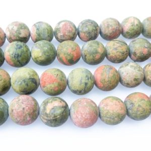 matte unakite gemstone beads – pink and green gemstone – natural unakite stone beads for jewelry making  – 4-14mm beads -15inch | Natural genuine other-shape Unakite beads for beading and jewelry making.  #jewelry #beads #beadedjewelry #diyjewelry #jewelrymaking #beadstore #beading #affiliate #ad