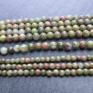 spacers green unakite 2mm beads – natural jasper gemstone 3mm beads – natural gemstone spacer beads –  2mm semi precious beads -15 inch | Natural genuine other-shape Unakite beads for beading and jewelry making.  #jewelry #beads #beadedjewelry #diyjewelry #jewelrymaking #beadstore #beading #affiliate #ad