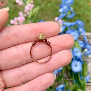 Shop Unakite Rings! Unakite Ring, Unakite Jewelry, Natural Gemstone Ring, Crystal Jewelry, Crystal Rings, Wire Wrapped Ring, Unakite Wire Wrap, Boho Hippie Ring | Natural genuine Unakite rings, simple unique handcrafted gemstone rings. #rings #jewelry #shopping #gift #handmade #fashion #style #affiliate #ad