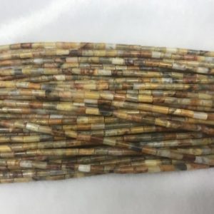 Shop Crazy Lace Agate Beads! Natural Crazy Lace Agate 2x4mm Column Genuine Loose Tube Beads 15 inch Jewelry Supply Bracelet Necklace Material Support Wholesale | Natural genuine beads Agate beads for beading and jewelry making.  #jewelry #beads #beadedjewelry #diyjewelry #jewelrymaking #beadstore #beading #affiliate #ad