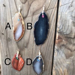 Shop Agate Pendants! Agate; Agate Necklace; Agate Pendant; Raw Agate; Agate Jewelry; Chakra Jewelry;Natural Stone; Sterling Silver | Natural genuine Agate pendants. Buy crystal jewelry, handmade handcrafted artisan jewelry for women.  Unique handmade gift ideas. #jewelry #beadedpendants #beadedjewelry #gift #shopping #handmadejewelry #fashion #style #product #pendants #affiliate #ad