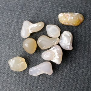 Shop Tumbled Agate Crystals & Pocket Stones! Pink Chalcedony Limb Cast Tumble Set – Pink Agate Mineral | Natural genuine stones & crystals in various shapes & sizes. Buy raw cut, tumbled, or polished gemstones for making jewelry or crystal healing energy vibration raising reiki stones. #crystals #gemstones #crystalhealing #crystalsandgemstones #energyhealing #affiliate #ad