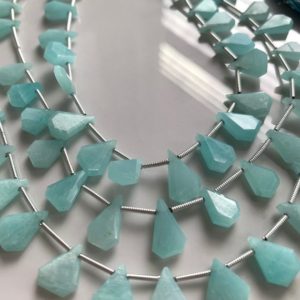 Shop Amazonite Chip & Nugget Beads! Amazonite faceted chips | Natural genuine chip Amazonite beads for beading and jewelry making.  #jewelry #beads #beadedjewelry #diyjewelry #jewelrymaking #beadstore #beading #affiliate #ad