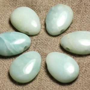 Shop Amazonite Pendants! 1pc – Pendentif Pierre – Amazonite Goutte 25mm – 4558550026415 | Natural genuine Amazonite pendants. Buy crystal jewelry, handmade handcrafted artisan jewelry for women.  Unique handmade gift ideas. #jewelry #beadedpendants #beadedjewelry #gift #shopping #handmadejewelry #fashion #style #product #pendants #affiliate #ad