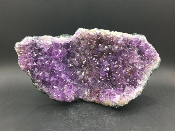 1.11kg Large Brazilian Amethyst Cluster Geode Amethyst Point Cluster Quartz Crystal Amethyst Geode Meditation Healing Crystals Ag09