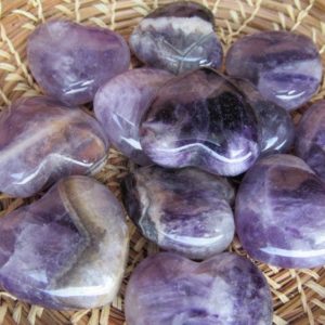 Shop Amethyst Shapes! Amethyst Stone Puffy 30 mm Heart K91 | Natural genuine stones & crystals in various shapes & sizes. Buy raw cut, tumbled, or polished gemstones for making jewelry or crystal healing energy vibration raising reiki stones. #crystals #gemstones #crystalhealing #crystalsandgemstones #energyhealing #affiliate #ad