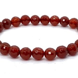 Shop Carnelian Bracelets! 8mm faceted carnelian bracelet courage chakra stone bracelet, courage and healing illness support , healing courage crystal, Christmas Gifts | Natural genuine Carnelian bracelets. Buy crystal jewelry, handmade handcrafted artisan jewelry for women.  Unique handmade gift ideas. #jewelry #beadedbracelets #beadedjewelry #gift #shopping #handmadejewelry #fashion #style #product #bracelets #affiliate #ad