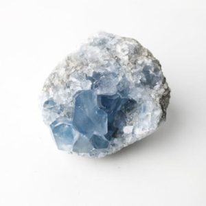 Shop Celestite Stones & Crystals! Celestine – Cluster of Celestite or Celestine | Natural genuine stones & crystals in various shapes & sizes. Buy raw cut, tumbled, or polished gemstones for making jewelry or crystal healing energy vibration raising reiki stones. #crystals #gemstones #crystalhealing #crystalsandgemstones #energyhealing #affiliate #ad