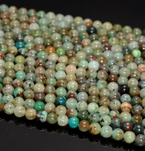 5mm Genuine Shattuckite Chrysocolla Gemstone Grade A Round Beads 15 Inch Full Strand Bulk Lot 1,2,6,12 And 50(80009925-a189)