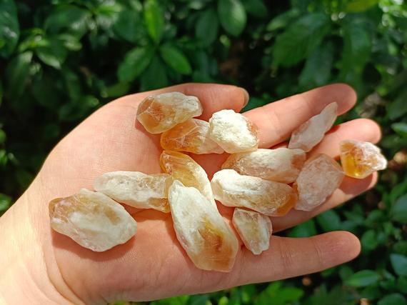 Raw Citrine From Brazil 30-40mm (heat Treated)