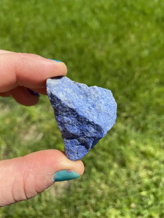 Raw Dumortierite Stone - Rough Dumortierite Crystal - Natural Dumortierite Stone - Healing Crystals And Stones - Raw Blue Dumortierite