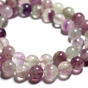 Shop Fluorite Bead Shapes! Wire 39cm 33pc env – stone beads – multicolor Fluorite balls 12 mm | Natural genuine other-shape Fluorite beads for beading and jewelry making.  #jewelry #beads #beadedjewelry #diyjewelry #jewelrymaking #beadstore #beading #affiliate #ad