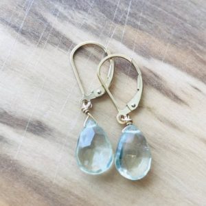 Shop Green Amethyst Earrings! Green Amethyst Earrings Gemstone Earrings Amethyst Earrings February Birthstone Boho Earrings  Minimalist Earrings | Natural genuine Green Amethyst earrings. Buy crystal jewelry, handmade handcrafted artisan jewelry for women.  Unique handmade gift ideas. #jewelry #beadedearrings #beadedjewelry #gift #shopping #handmadejewelry #fashion #style #product #earrings #affiliate #ad
