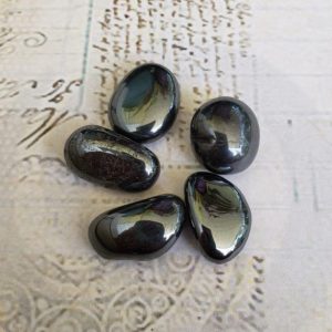 Shop Tumbled Hematite Crystals & Pocket Stones! Hematite Stones, Hematite Tumbled Stones, Healing Crystals, Witchcraft Supplies, Hematite, Crystal Healing | Natural genuine stones & crystals in various shapes & sizes. Buy raw cut, tumbled, or polished gemstones for making jewelry or crystal healing energy vibration raising reiki stones. #crystals #gemstones #crystalhealing #crystalsandgemstones #energyhealing #affiliate #ad