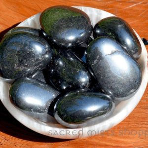 Hematite Tumbled Gemstone for Grounding, Energy Focus, Memory, Emotional Clarity, Tranquility, Idea Creation, Mental Dexterity, Manifesting | Natural genuine stones & crystals in various shapes & sizes. Buy raw cut, tumbled, or polished gemstones for making jewelry or crystal healing energy vibration raising reiki stones. #crystals #gemstones #crystalhealing #crystalsandgemstones #energyhealing #affiliate #ad
