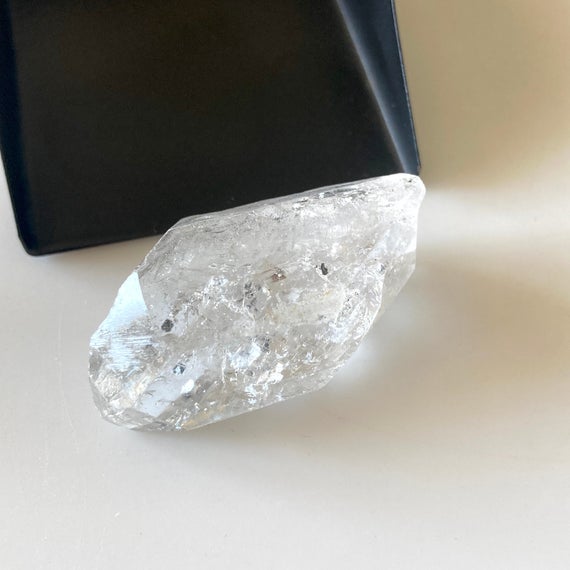 Ooak Huge 39x22mm Clear White Herkimer Diamond Loose, Raw Rough Herkimer Diamond Crystal Gemstone, Collectable Piece, Gds2123/6