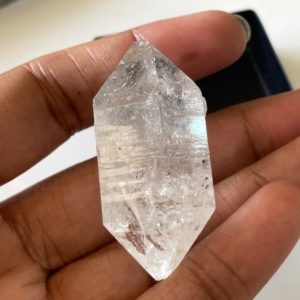 Shop Herkimer Diamond Beads! OOAK Huge 41x27mm Clear White Herkimer Diamond Loose, Raw Rough Herkimer Diamond Cluster Loose Gemstone, Single Collectable Piece, GDS2123/2 | Natural genuine chip Herkimer Diamond beads for beading and jewelry making.  #jewelry #beads #beadedjewelry #diyjewelry #jewelrymaking #beadstore #beading #affiliate #ad
