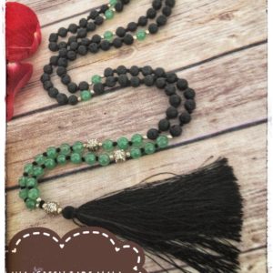 Shop Jade Necklaces! Lava bead necklace for women, green jade necklace for men, japa mala beads 108 mala necklace, prayer bead necklace, yoga lover gift for her | Natural genuine Jade necklaces. Buy handcrafted artisan men's jewelry, gifts for men.  Unique handmade mens fashion accessories. #jewelry #beadednecklaces #beadedjewelry #shopping #gift #handmadejewelry #necklaces #affiliate #ad