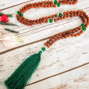 Shop Jade Necklaces! Rudraksha necklace for women,japa mala beads 108, prayer beads 108 mala necklace, green jade mala necklace, 108 mala men, yoga lover gift | Natural genuine Jade necklaces. Buy crystal jewelry, handmade handcrafted artisan jewelry for women.  Unique handmade gift ideas. #jewelry #beadednecklaces #beadedjewelry #gift #shopping #handmadejewelry #fashion #style #product #necklaces #affiliate #ad