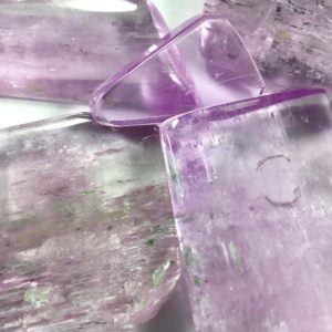 Shop Kunzite Stones & Crystals! Individual Polished Kunzite Specimens // Kunzite Cabochons // Gems // Cabochons // Jewelry Making Supplies / Village Silversmith | Natural genuine stones & crystals in various shapes & sizes. Buy raw cut, tumbled, or polished gemstones for making jewelry or crystal healing energy vibration raising reiki stones. #crystals #gemstones #crystalhealing #crystalsandgemstones #energyhealing #affiliate #ad