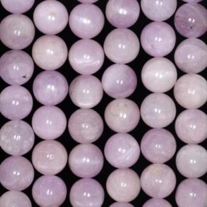 Shop Kunzite Round Beads! 11mm Natural Kunzite Gemstone Grade AA Lavender Purple Round Loose Beads 15.5 inch Full Strand (80000823-282) | Natural genuine round Kunzite beads for beading and jewelry making.  #jewelry #beads #beadedjewelry #diyjewelry #jewelrymaking #beadstore #beading #affiliate #ad