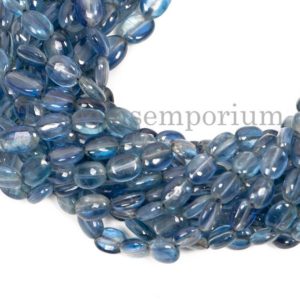 Shop Kyanite Bead Shapes! Kyanite Smooth Oval Shape Beads, Kyanite Plain Gemstone Beads, Kyanite Oval Beads, Kyanite Beads, Smooth Kyanite Beads, Plain Gemstone Beads | Natural genuine other-shape Kyanite beads for beading and jewelry making.  #jewelry #beads #beadedjewelry #diyjewelry #jewelrymaking #beadstore #beading #affiliate #ad
