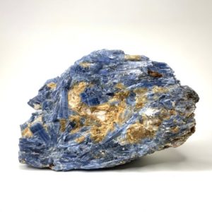 Shop Raw & Rough Kyanite Stones! Large Blue Kyanite Crystal Cluster | Natural genuine stones & crystals in various shapes & sizes. Buy raw cut, tumbled, or polished gemstones for making jewelry or crystal healing energy vibration raising reiki stones. #crystals #gemstones #crystalhealing #crystalsandgemstones #energyhealing #affiliate #ad