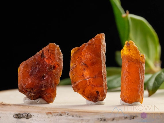 Raw Gemmy Orange Kyanite Crystal Chips - Small Crystals, Gemstones, Jewelry Making, Raw Rocks And Minerals,  E0786